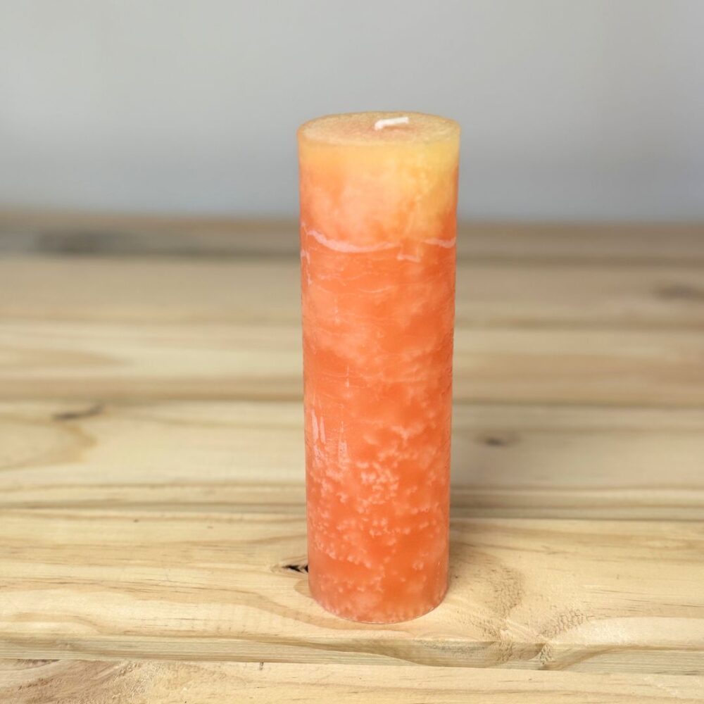 Citrus Sparkle - Orange Colourful Scented Candle (Small)