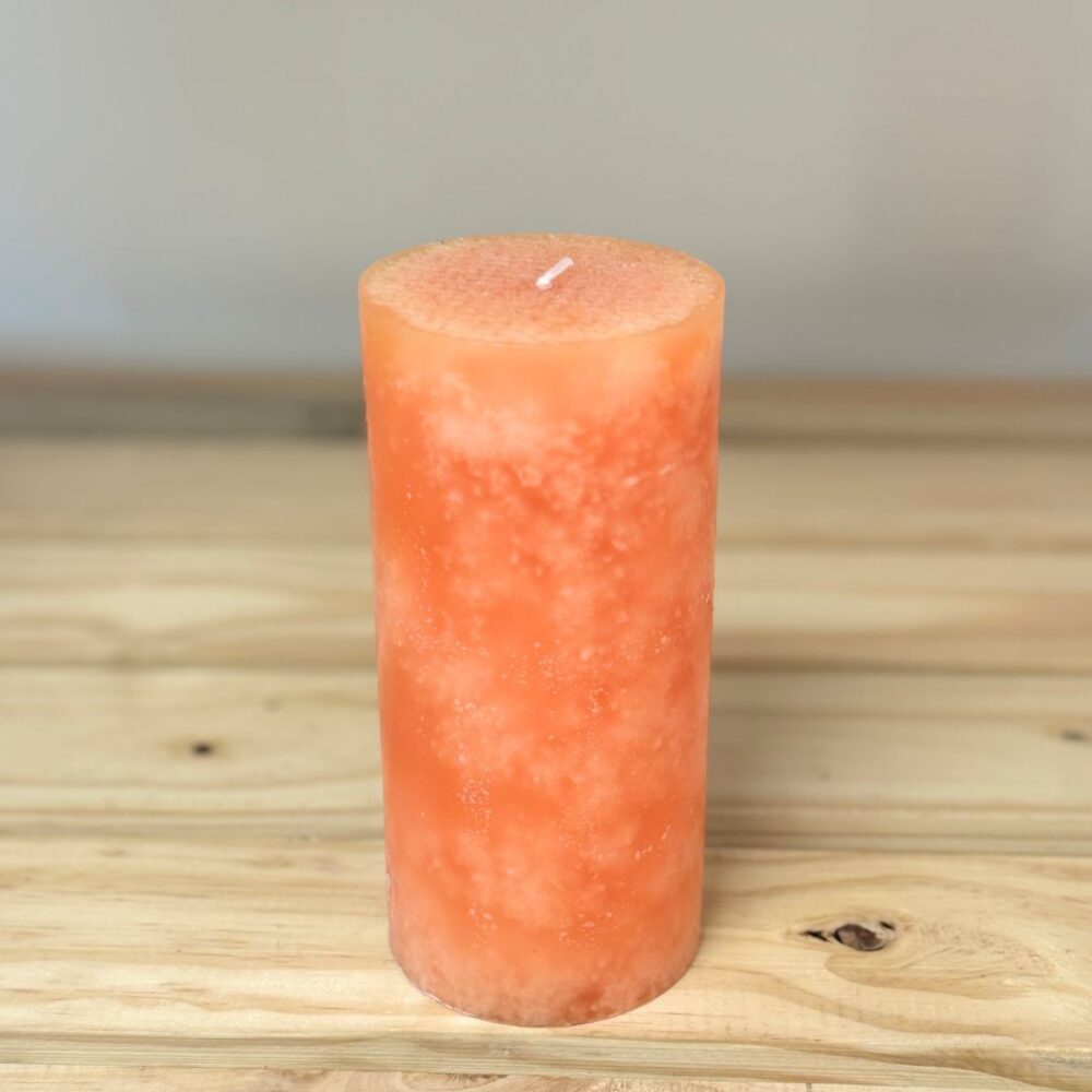 Citrus Sparkle - Orange Colourful Scented Candle (Large)