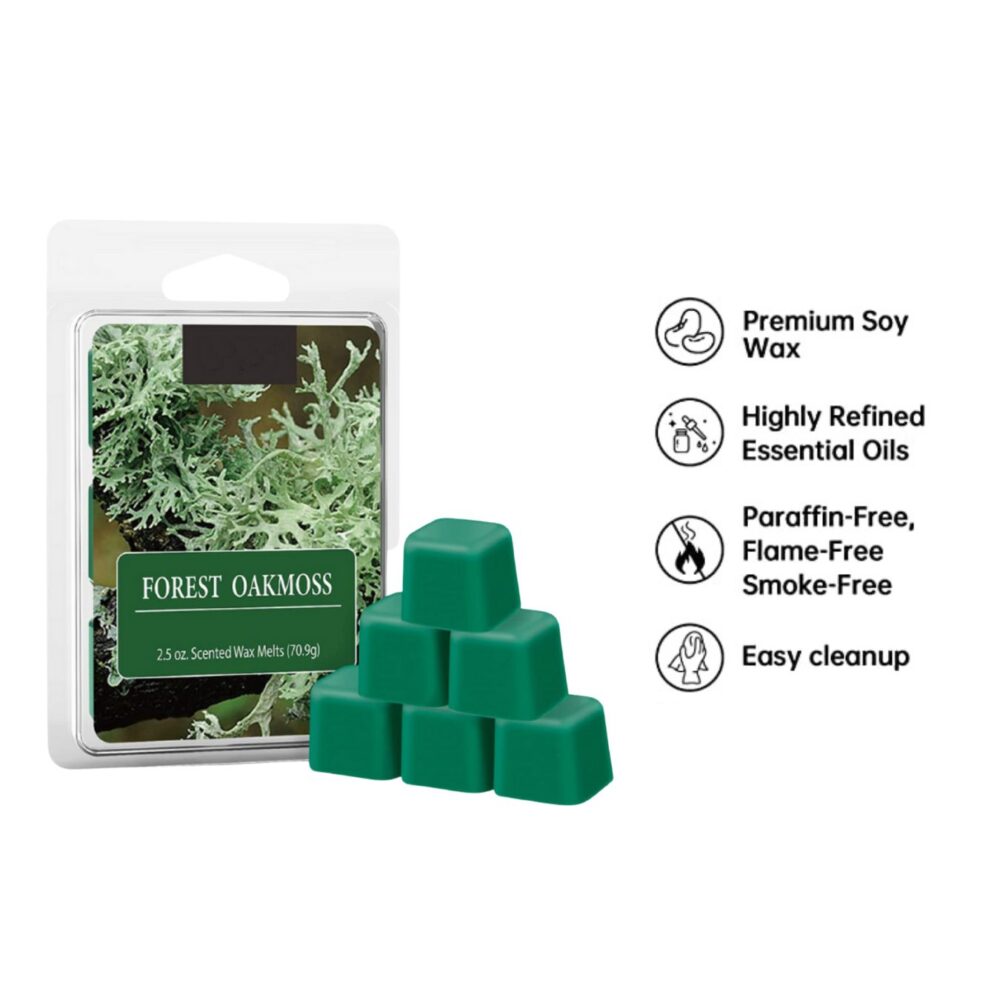 Soy Wax Melts Forest Oak Moss (Green)