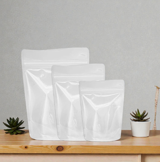 Clear Stand-Up Pouches Large (Zipper)