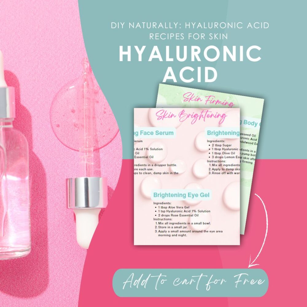 DIY Naturally: Hyaluronic Acid Recipes for Skin