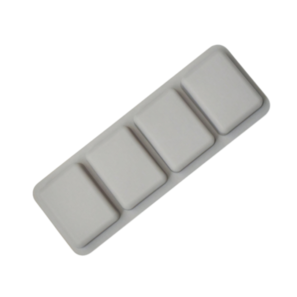 4 Cavity Silicone Rectangle Mould