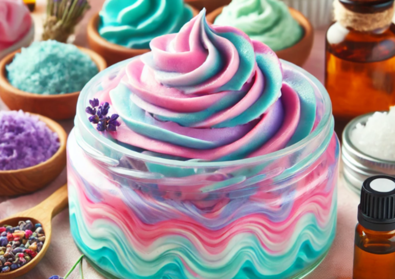 DIY Whipped Massage Butter: A Fun and Colorful Treat for Your Skin