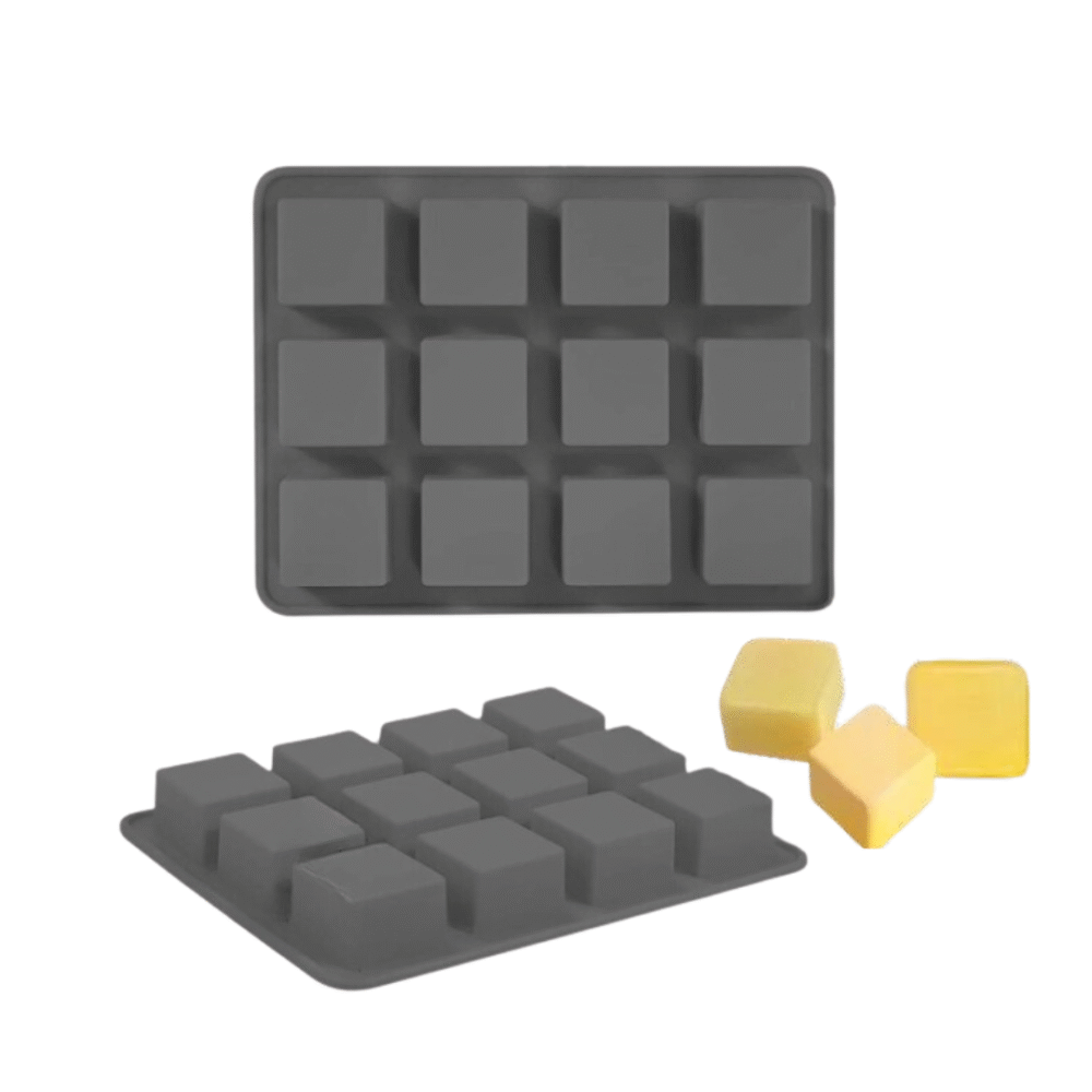 12 Cavity Square Silicone Mould