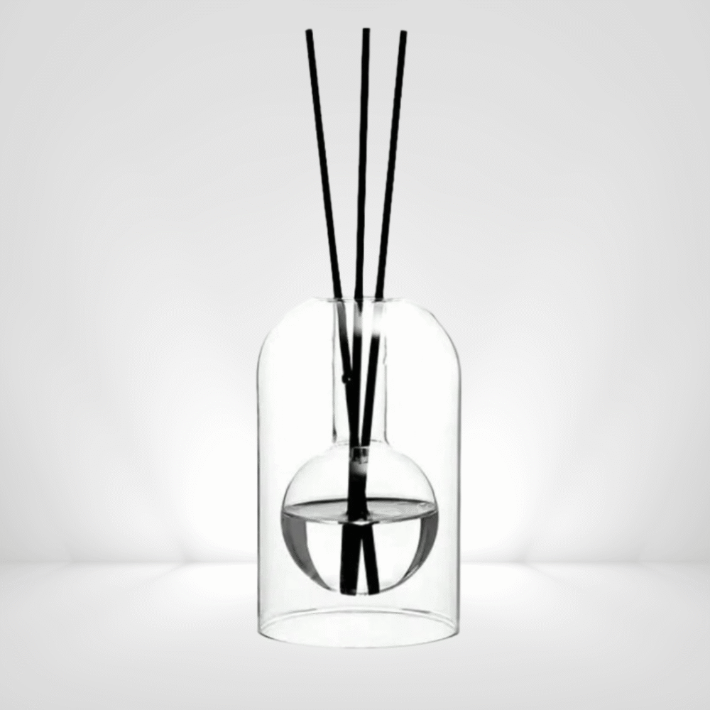 Elegant Glass Reed Diffuser Round
