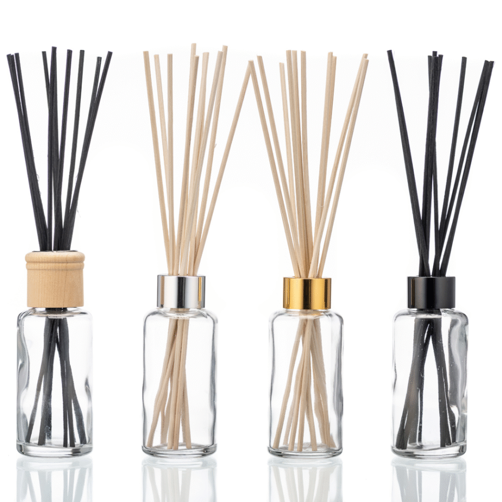 100ml Round Diffuser Bottle Clear (Tall)