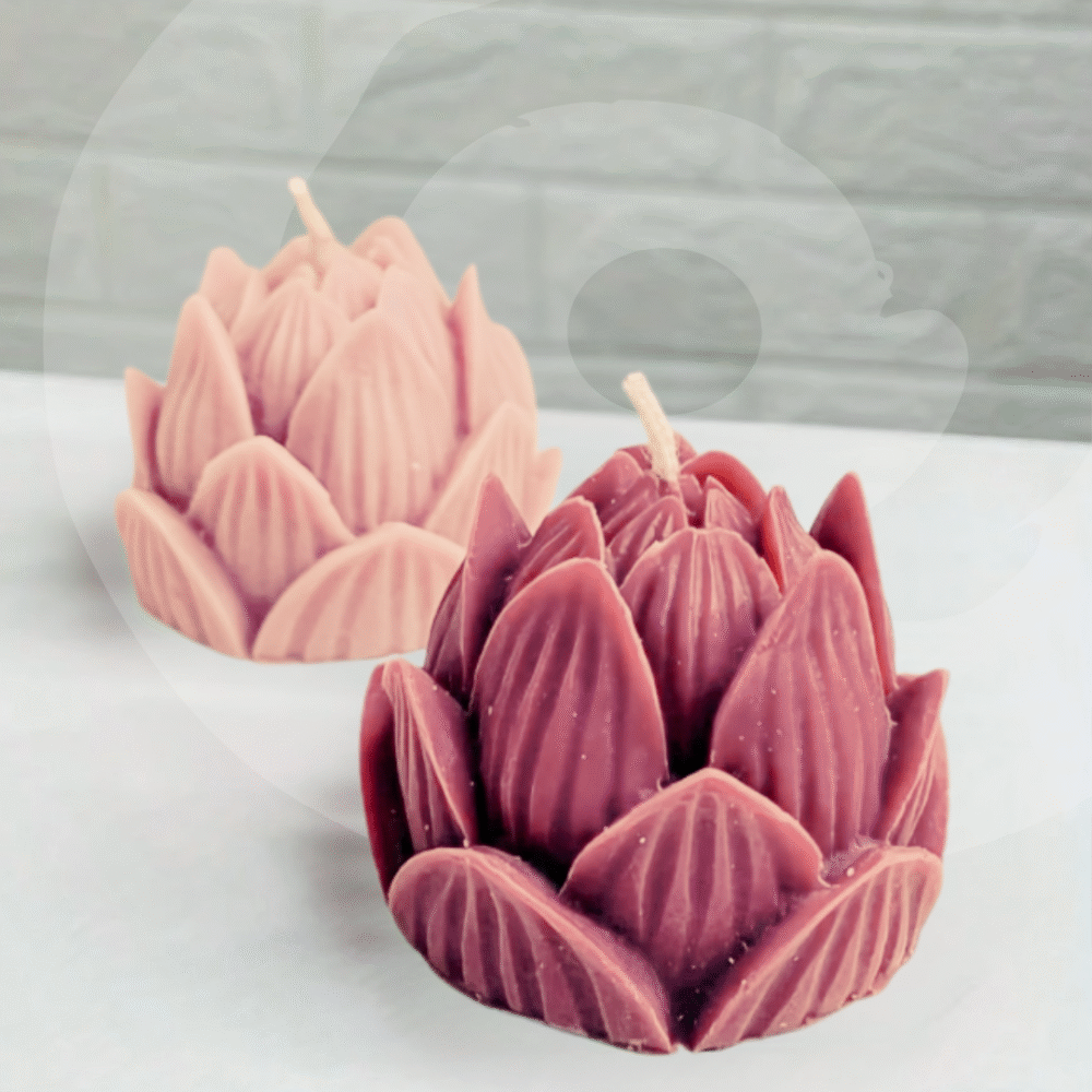 Lotus Shaped Candle or Soap Mold