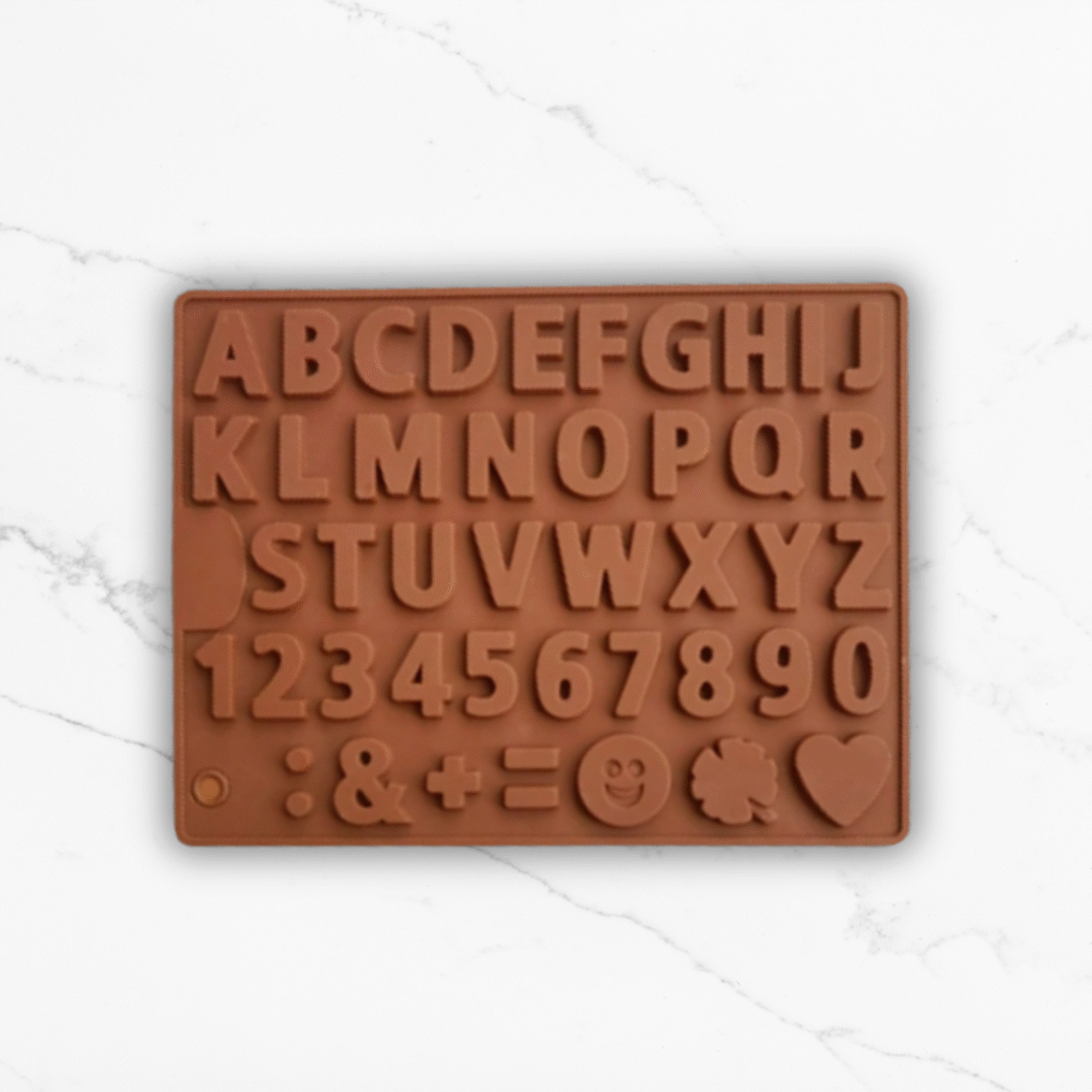 Silicone Letter-Shaped Mold