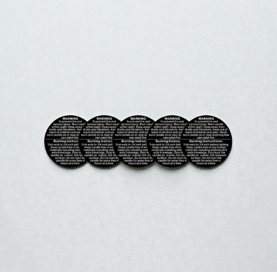 Candle Warning Label (25 Pack)