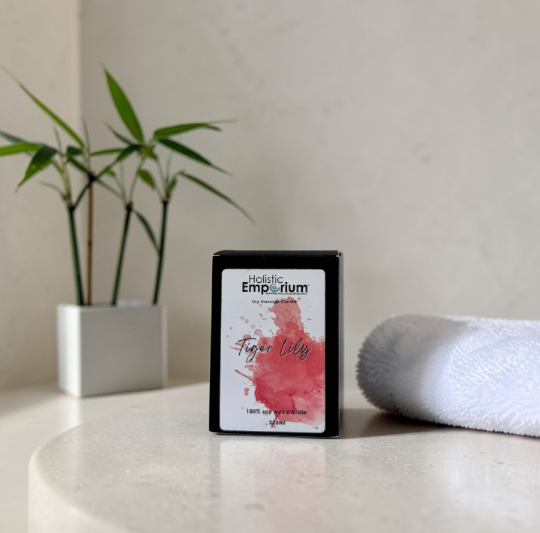 Luxury Soy Massage Candle 220ml Tiger Lilly