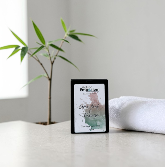 Luxury Soy Massage Candle 220ml Lime Leaf & Papaya