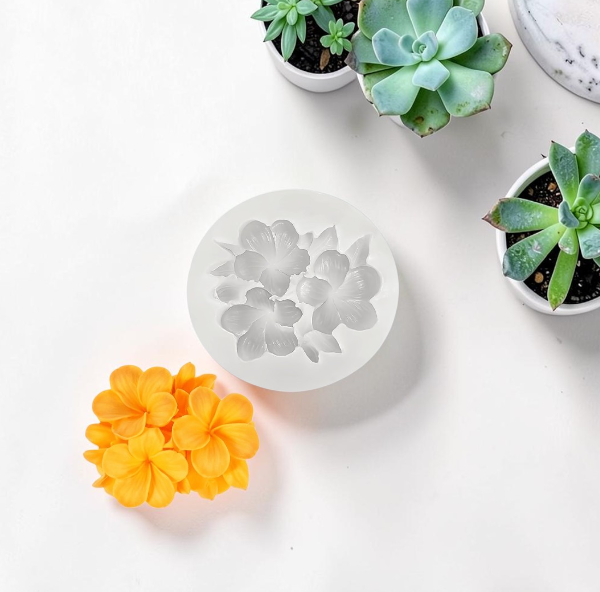 Floral Cluster Silicone Mould
